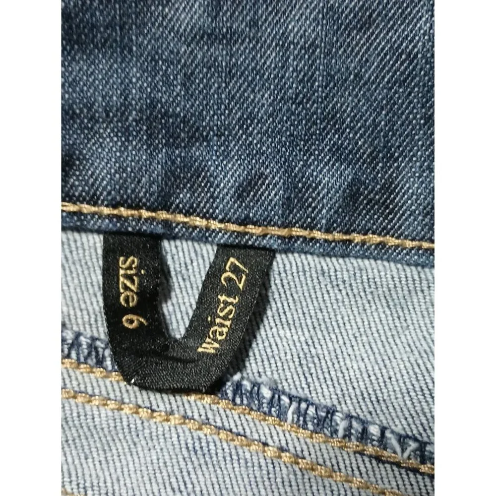 Nine West Jeans Womens Size 6 Straight Leg Blue Denim High Waist - Picture 11 of 15